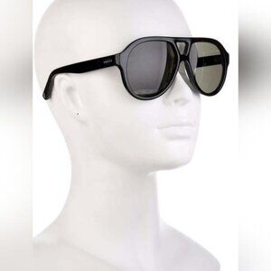 New Original Gucci GG0159S 001 56 GG0159 Men's Sunglasses